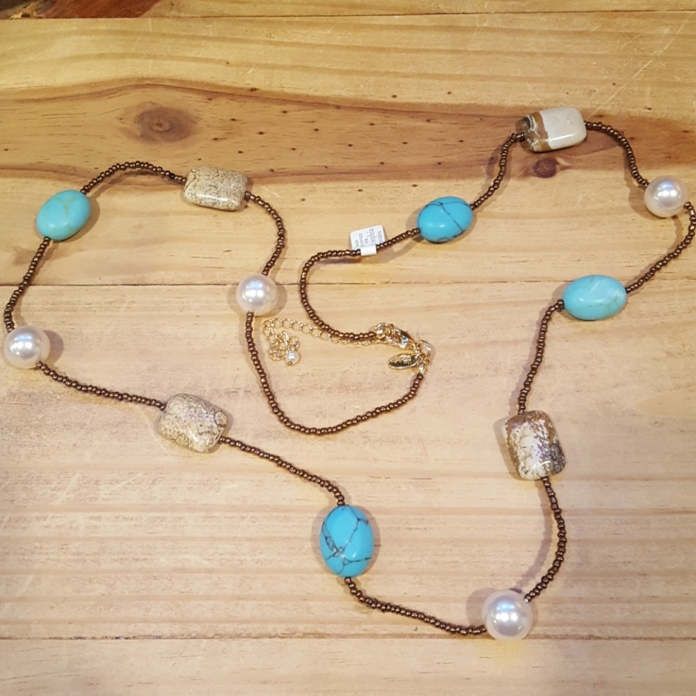 Lia Sophia Capri long necklace